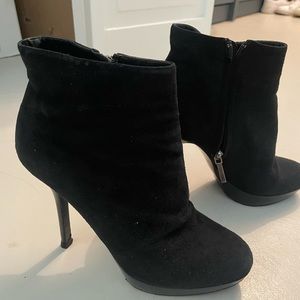 Christian Dior stiletto black suede booties size EU 36.5 (US 6)